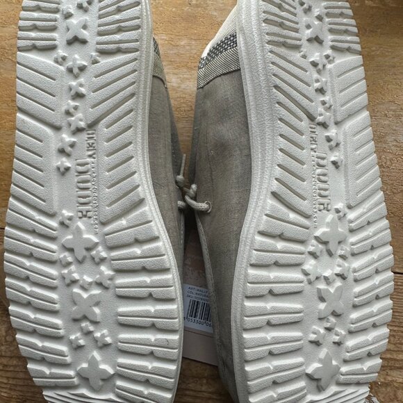 HEY DUDE WALLY LINEN NATURAL KHAKI 9 - Picture 5 of 5